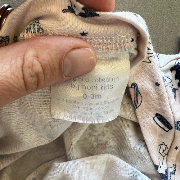 Organic Cotton and Bamboo Modal Baby Footies - Picture 3 of 3